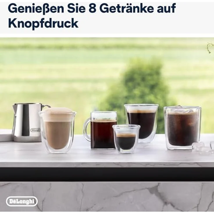 Extra Delonghi EXAM440.35.B Rivelia, Kaffeevollautomat, Schwarz – Bild 5