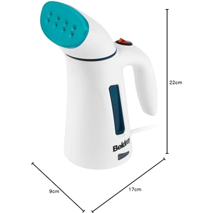 Beldray BEL0725TQ-VDE Handheld Garment Steamer with European Plug, 600 W, Turquoise, Steamer – Bild 10