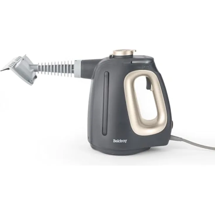 Beldray 15-in-1 Dampfreiniger, Multifunktionaler Handdampfer mit 550ml Wassertank, 1350W, einsatzbereit in 20 Sekunden, chemiefreie Reinigung, umfangreiches Zubehörset