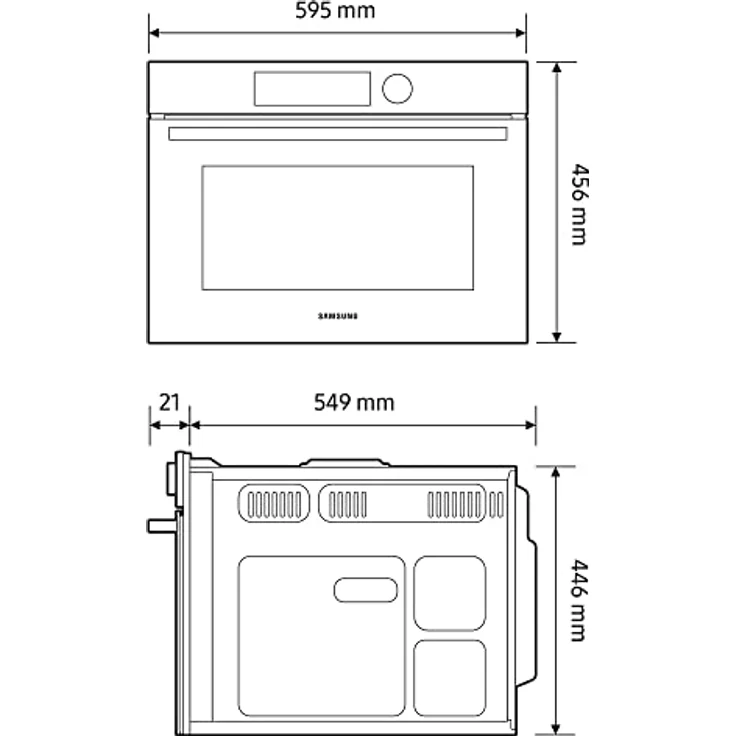 Mikrowellen-Backofen NQ5B4553FBK/U1 – Bild 2