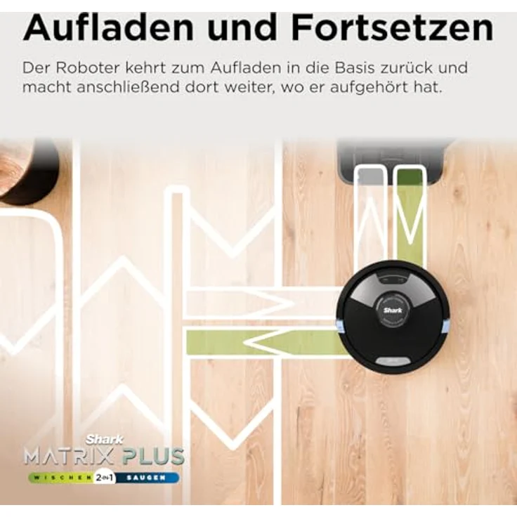 Shark Mtrix Plus Wischroboter Shark RV2620WAEU 2-in-1 Saug- und Wischroboter, Ohne Beutel, Abnehmbare Bürste – Bild 15