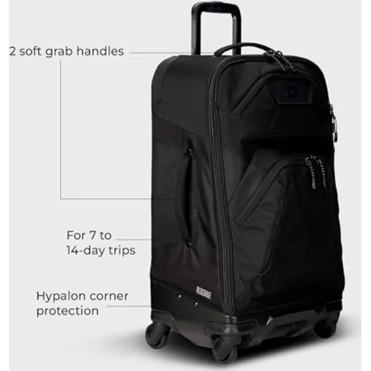Ogio Renegade 26 4 Rollen Trolley 66 cm Schwarz (52 l, M) – Bild 4