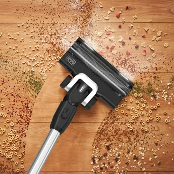 Black+Decker POWERSERIES Premier BSV520BRP-QW, Akku-Staubsauger für Haustiere mit 18V, Zyklonfiltration und Anti-Tangle-Beater Bar, Silber – Bild 4