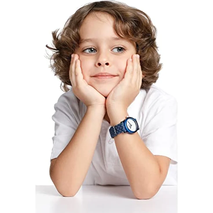 LITTLE FRIENDS FAVS Kinderuhr Analog Quarz Blau, Weiß 32018077 – Bild 5
