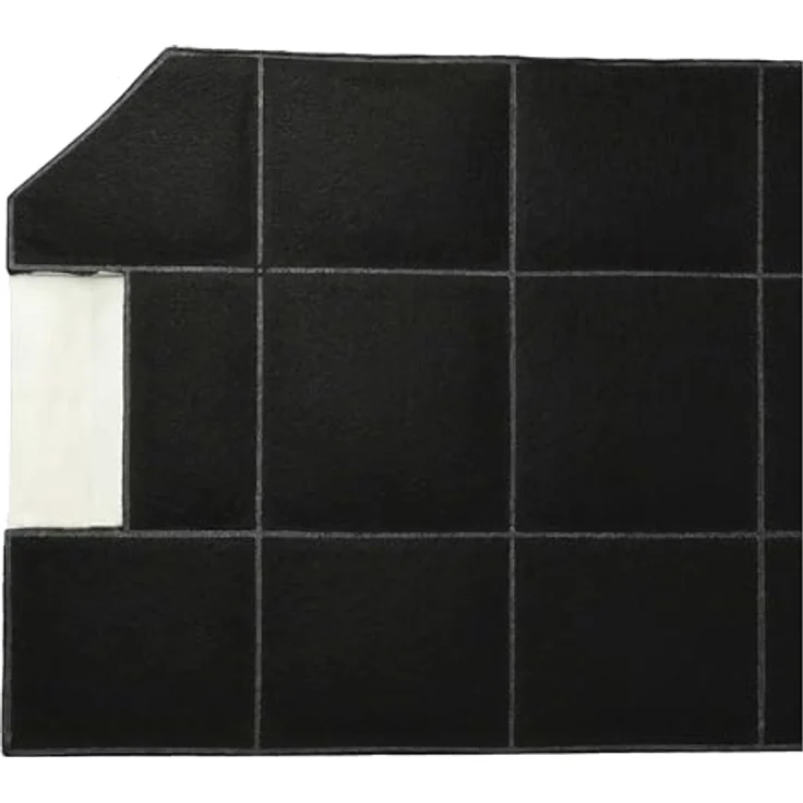 vhbw 4x Aktivkohlefilter für Bosch DHZ3305 Dunstabzugshaube, geruchsneutralisierend, 49,6 x 23 x 3 cm, schwarz/weiß – Bild 5