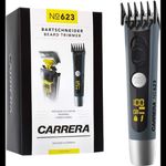 Carrera® Akku Bartschneider No 623, Haar- und Bartschneider Trimmer 4-14mm, Lithium-Ionen Akku,  LED-Display, Graphite Grey/Titanium