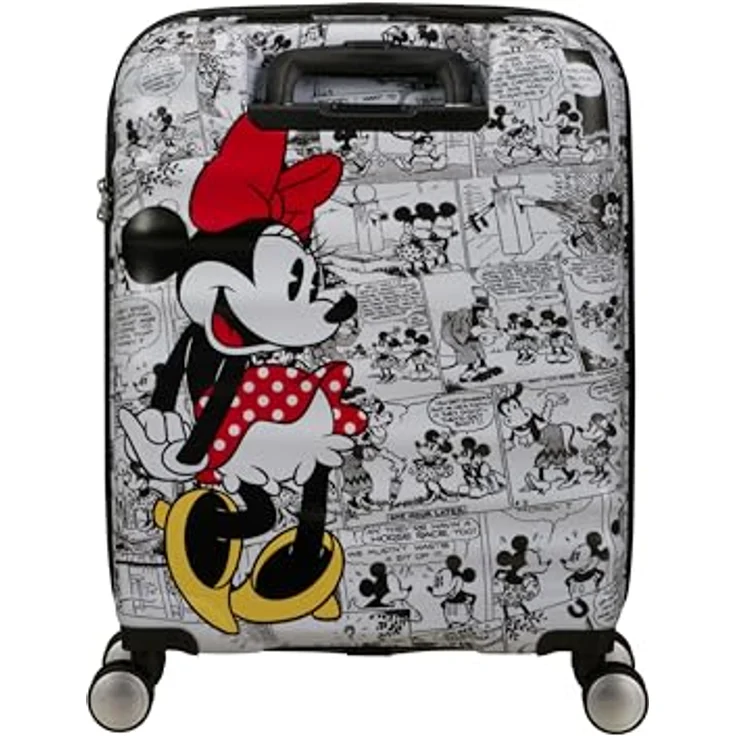 American Tourister Wavebreaker Disney FL - Spinner S, Handgepäck, 55 cm, 36 L, Mehrfarbig (Minnie Comics White) – Bild 4