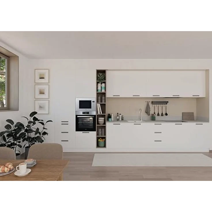 Candy CA38FL7NWBX, Integrierte Grill-Mikrowelle mit 20 l Kapazität, 850 W Mikrowellenleistung, 1200 W Grill, Edelstahl-Oberfläche, Eingebautes Display, Tasten und Drehregler – Bild 5