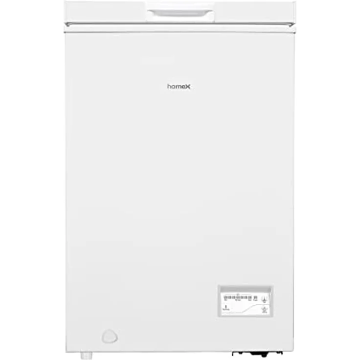 homeX FT1020-W Gefriertruhe | 98 L Nutzinhalt | Super-Frost-Funktion | Elektronische Temperaturregelung | Weiß – Bild 2