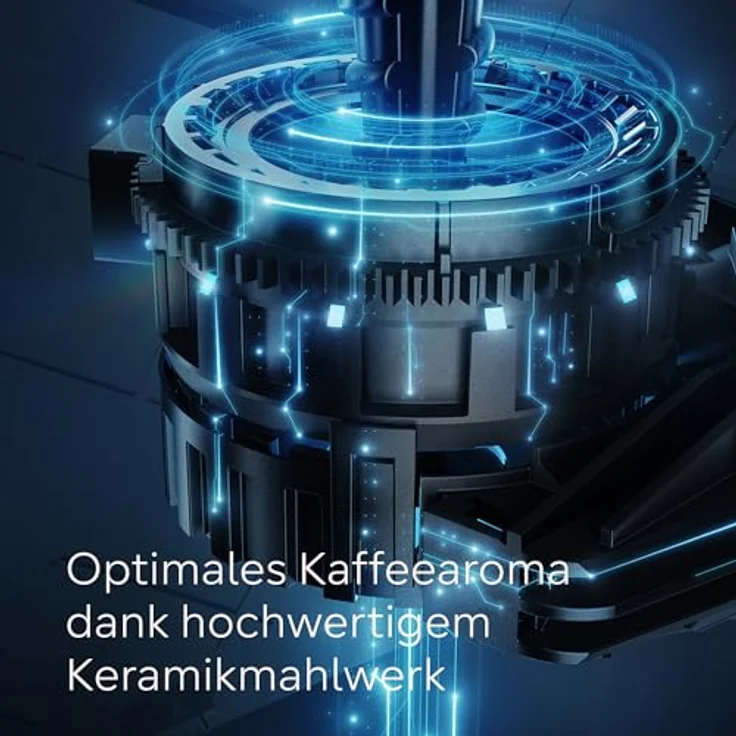 SIEMENS Kaffeevollautomat Siemens TQ515D09 Kaffee-Vollautomat mit Milchbehälter, Cappuccino-Funktion, in elegantem Klavierlack schwarz – Bild 10