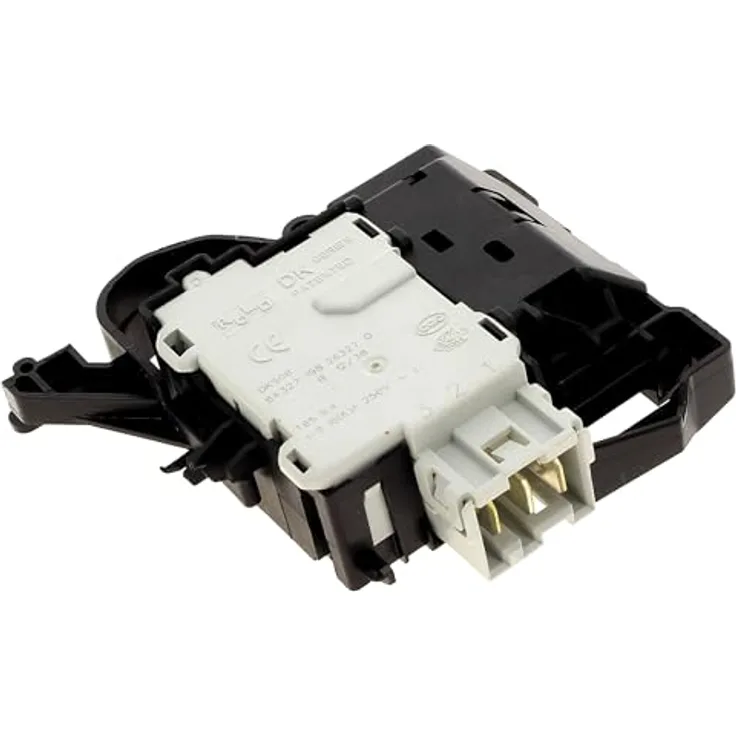 Whirlpool Authentische Türsicherheit für Waschmaschinen, kompatibel mit Bauknecht und Hotpoint Ariston, original - 481010885440 (7,5 x 7 x 3 cm)