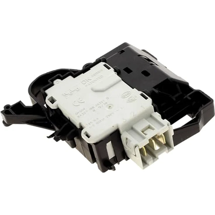 Whirlpool Authentische Türsicherheit für Waschmaschinen, kompatibel mit Bauknecht und Hotpoint Ariston, original - 481010885440 (7,5 x 7 x 3 cm) – Bild 1