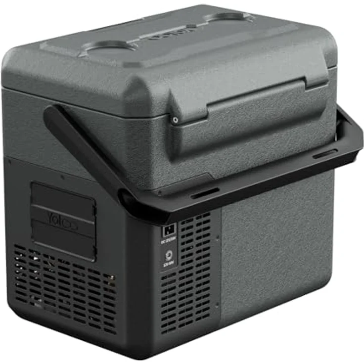 Yolco ET18 Carbon, Kühlbox mit 17 l und -20°C Kühlleistung, betrieben mit 12V/24V, leise (48 dB) – Bild 2