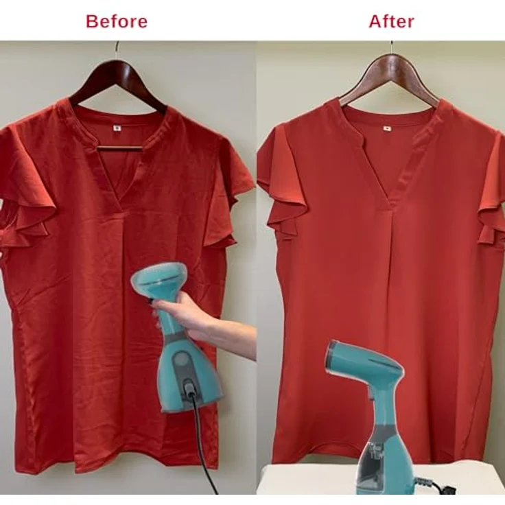 Singer HandHeld Steamer, tragbarer Dampfgenerator mit 1500 W, 25 g/min Dampfmenge, herausnehmbarer 280 ml Tank, inkl. Zubehör und Tragetasche – Bild 4