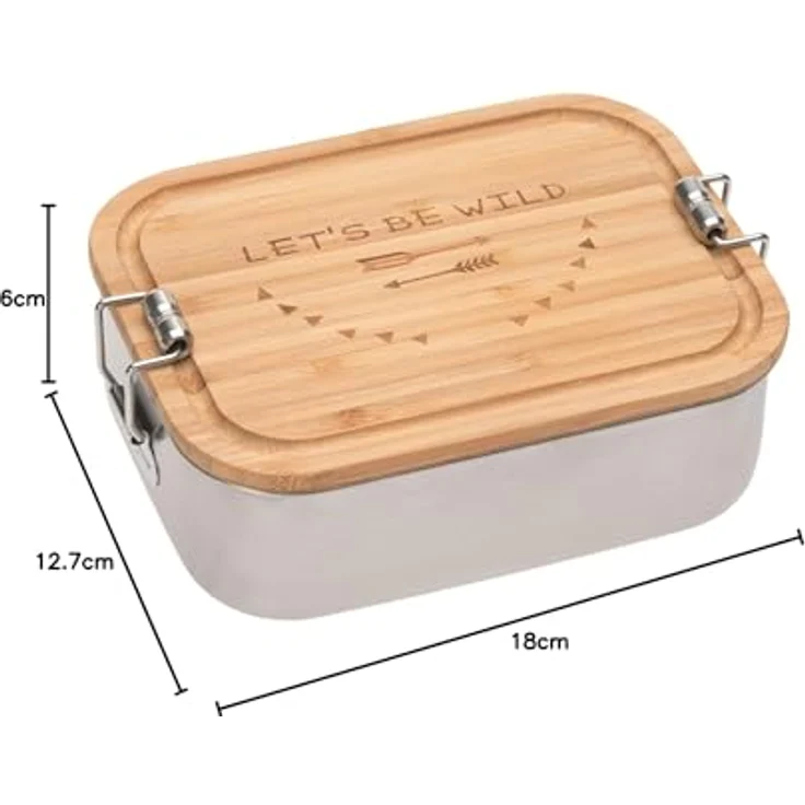 Lässig Lunchbox Edelstahl Bambus Adventure - LÄSSIG 1210059987 – Bild 7