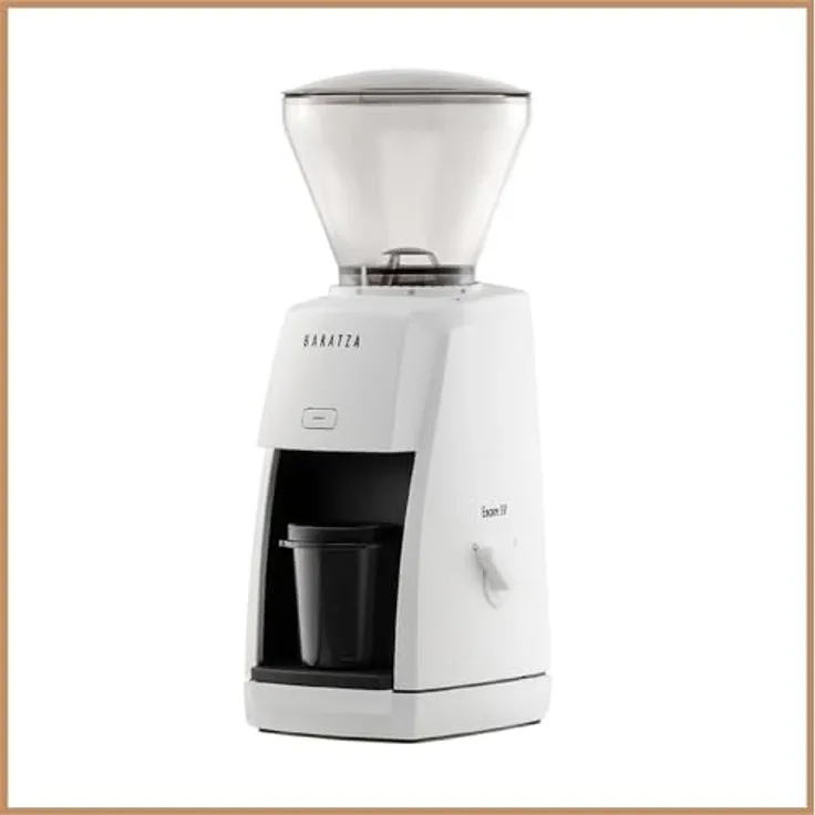 Baratza Encore ESP 230V, Elektrische Kaffeemühle mit hochauflösenden Mahlgradeinstellungen für Espresso, Weiß