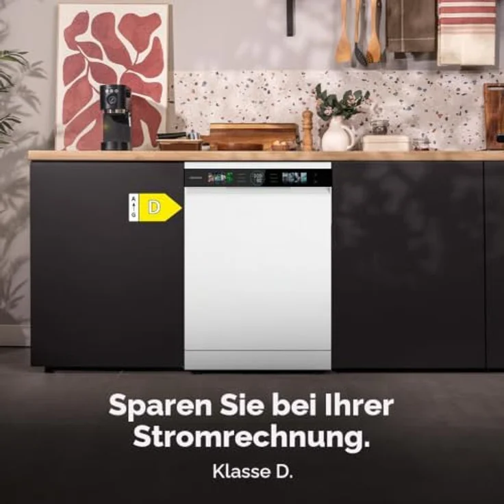 Cecotec Bolero Aguazero 6320, Geschirrspüler aus Edelstahl mit 15 Maßgedecken und 8 Waschprogrammen, inklusive Smart Wash-Technologie und Turbo Dry+ – Bild 4