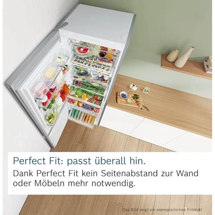 Bosch KSN36VWCG Serie 4, Freistehender Kühlschrank, 402 l Kühlvolumen, VitaFresh Frischesystem, Weiß – Bild 22