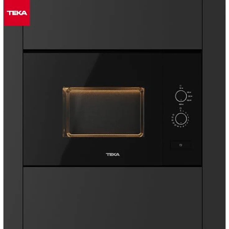 Teka TEKA ML 820 FI Einbau-Mikrowelle, 20 l Fassungsvermögen, 5 Leistungsstufen, 800 W, 2 Display-Fernbedienungen, Schwarz – Bild 4