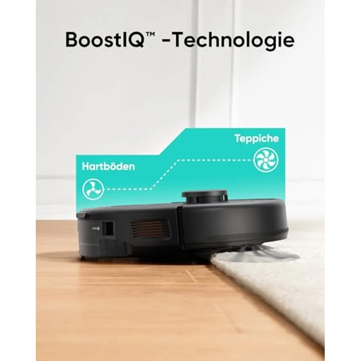 eufy L60 Saugroboter, 5.000Pa Saugkraft, iPath Laser-Navigation, App-Steuerung, für gründliche Bodenreinigung – Bild 5