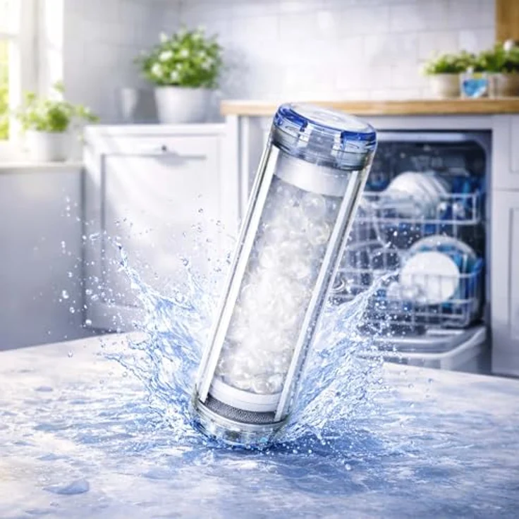 Naturewater Siliphos Filter 790 g, Wasserenthärtungskartusche für Spülmaschine und Waschmaschine, reduziert Waschmittelverbrauch um bis zu 30 % – Bild 2