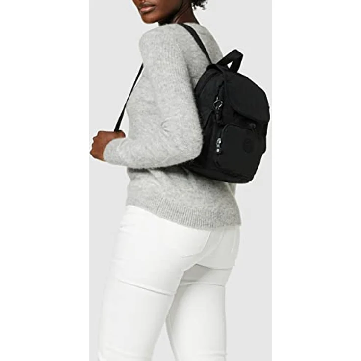Kipling Basic City Pack Mini Rucksack, 29 cm, schwarz, 100% Polyamid, kompakte Größe – Bild 2
