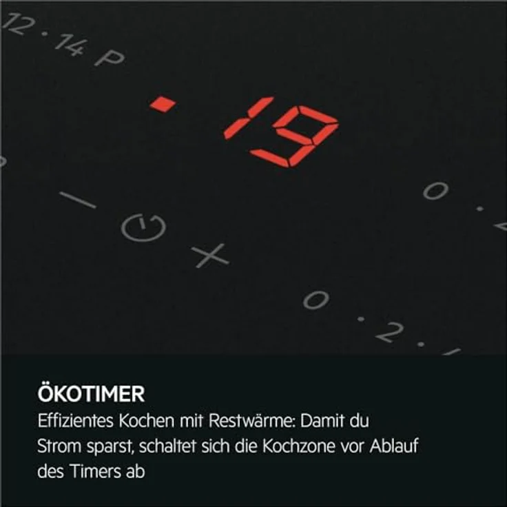 AEG Induktions-Kochfeld Serie 5000 TO64ICOFIT, Kratzresistente SaphirMatt SE-Oberfläche, 4 Kochzonen, Made in Germany, Bräterzone – Bild 9