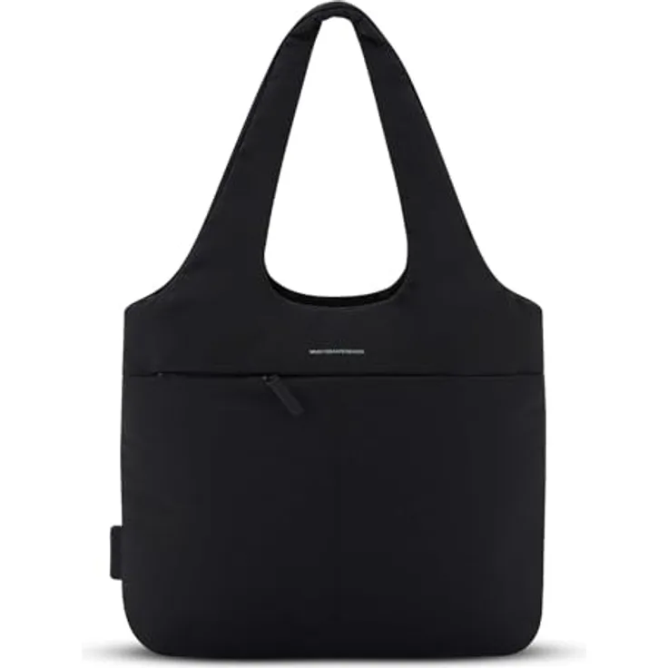 Kapten & Son Skara Cloud Shopper Tasche, 35 cm mit Laptopfach, schwarz, 100% Nylon