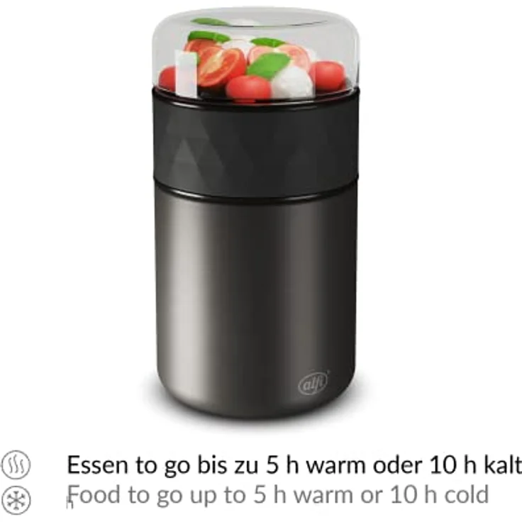 Alfi Isolierspeisegefäß Endless Caviar Black 0,5L 5667.233.050 – Bild 4