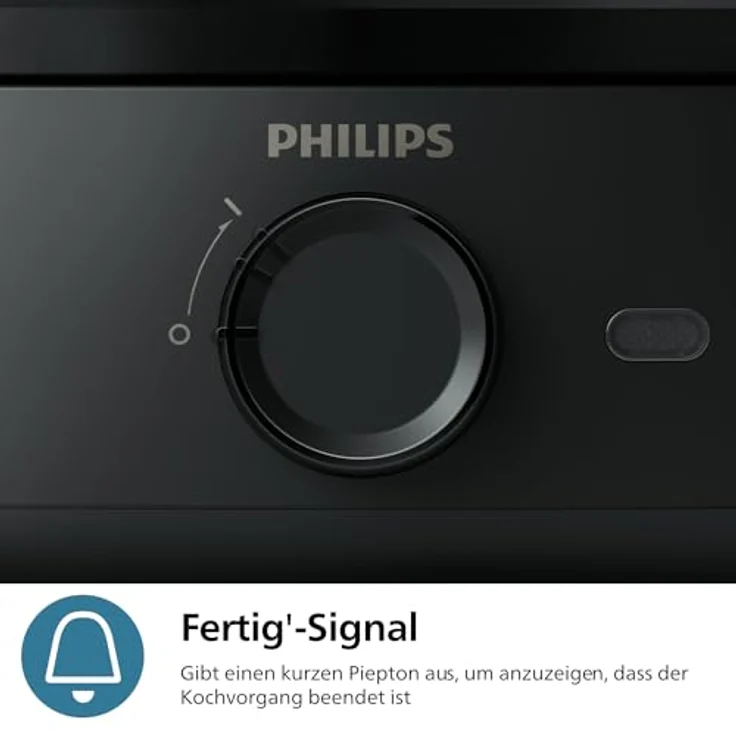 Philips Eierkocher 3000-Serie, Familiengröße, bis zu 6 Eier (weich, mittel, hart, pochiert), Leicht zu reinigen, Zubehör Pochierschale und Eierstecher, 400 W Leistung, Kompaktes Design (HD9137/90) – Bild 2