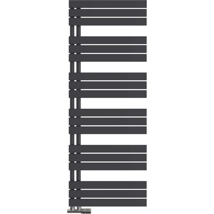Emke Badheizkörper 160x60cm 958W Schwarz - Multifunktionaler Handtuchwärmer aus Premium-Stahl für komfortable Wärme und modernes Design, Wandmontage