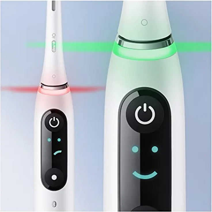 Oral-B iO Series 9 Elektrische Zahnbürste/Electric Toothbrush, 2 Aufsteckbürsten, 7 Putzmodi, Zahnpflege, Farbdisplay, Lade-Reiseetui, Muttertagsgeschenk / Vatertagsgeschenk, white alabaster – Bild 3