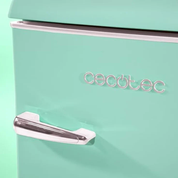 Cecotec Bolero Coolmarket TT Origin 103 Green E, Mini-Kühlschrank, 95 l Fassungsvermögen, 89,3 cm hoch, Energieeffizienzklasse E, Retro-Design – Bild 5