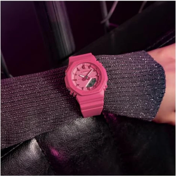 CASIO G-SHOCK Chronograph GMA-P2100PP-4AER, Quarzuhr mit 20 bar wasserdicht, Resinarmband, für Damen und Herren – Bild 9