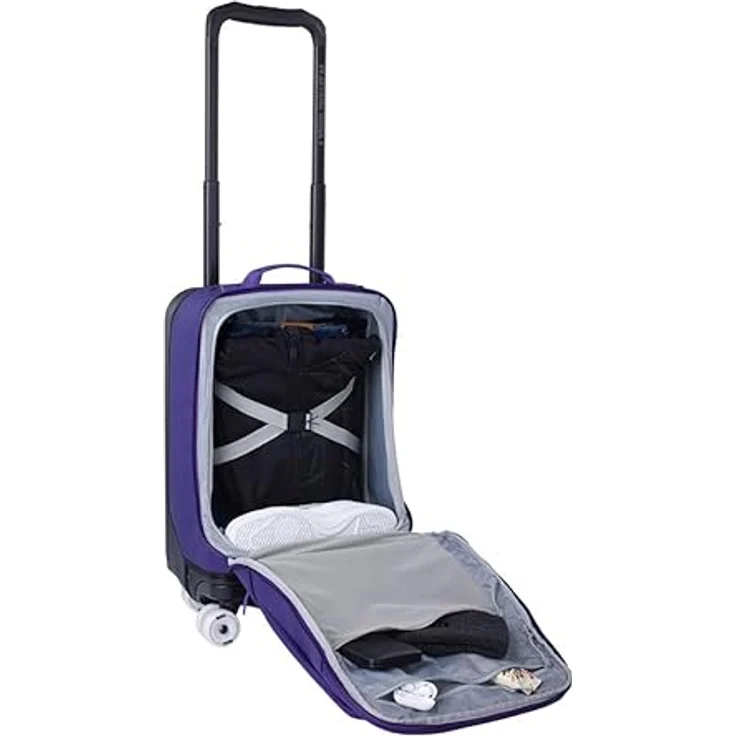Evoc 4 Rollen Kabinentrolley 55 cm mit Laptopfach, violet-black – Bild 8
