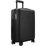 HORIZN STUDIOS H5 Essential Handgepäck-Koffer (Hartschale) 55cm | Kabinen-Koffer für 3-5 Tage mit TSA Schloss | (Schwarz)