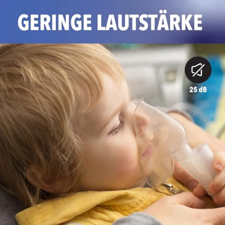 IEA Medical Inhalationsgerät, Vernebler mit USB-C Ladekabel, super feine Zerstäubung, blau - Preisvergleich – Bild 4