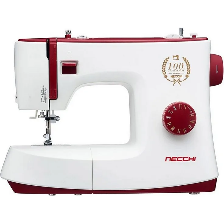 Necchi Nähmaschine Necchi K417A, 22 Nähprogramme, CB-Greifer vertikal, weiß