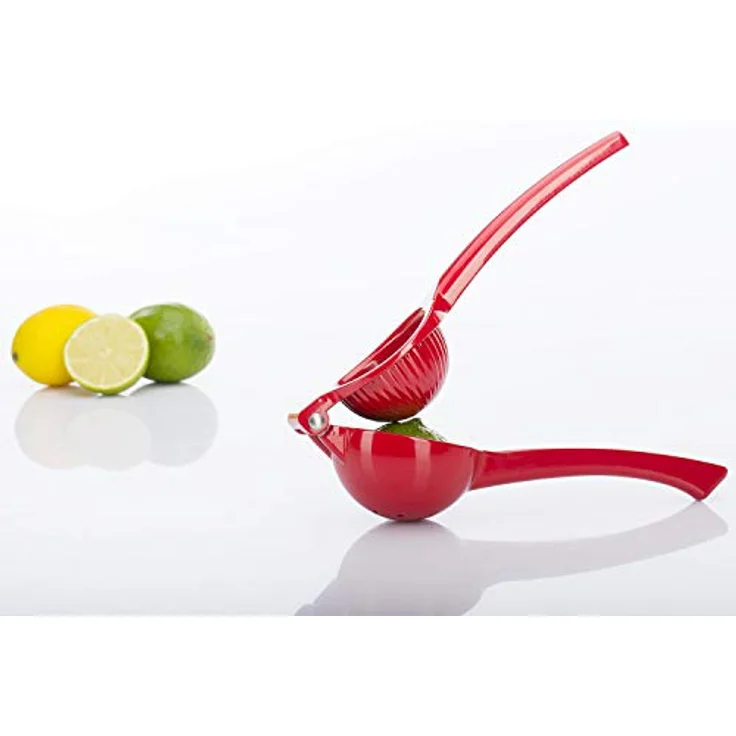 Westmark Zitruspresse mit Zangengriff, Durchmesser: ca. 7 cm, Aluminium, Juicy, Rot, 30952270 – Bild 7