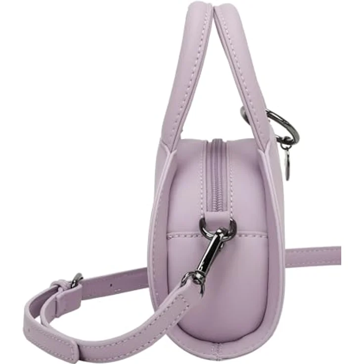 Buffalo Bowl Handtasche 23 cm, stilvolle Umhängetasche mit verstellbarem Riemen, violett – Bild 3