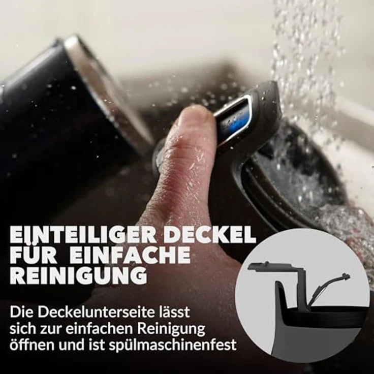 Contigo Thermobecher West Loop Autoseal, Edelstahl Isolierbecher, Kaffebecher to go, auslaufsicher, spülmaschinenfester Deckel BPA-frei, 470 ml , Stainless Steel , 470 ml – Bild 6