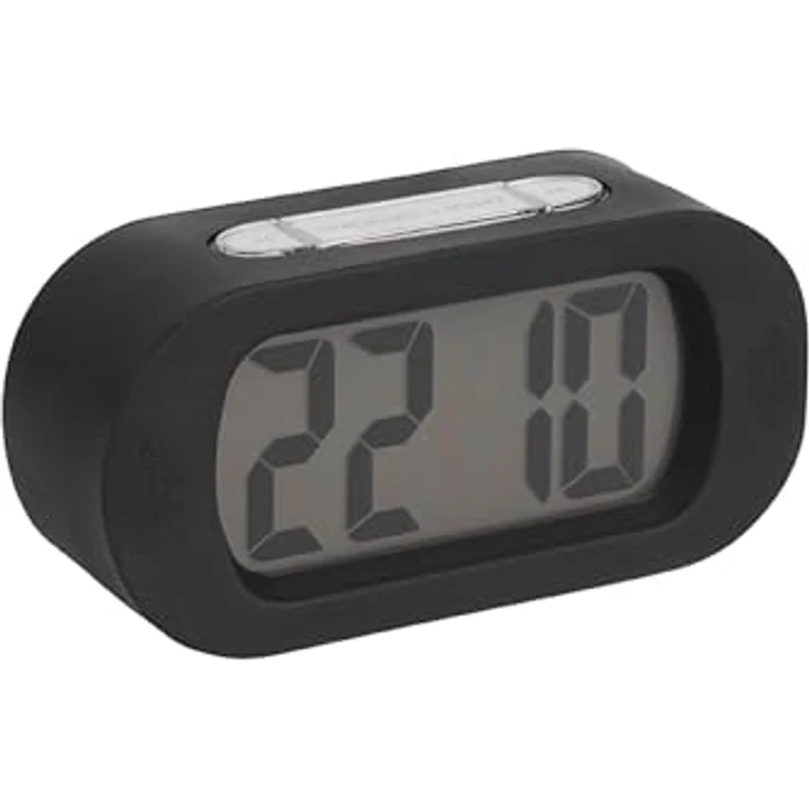 Karlsson Gummy, Digitalwecker mit Snooze-Funktion und weißem LED-Licht, gummiert – Bild 3