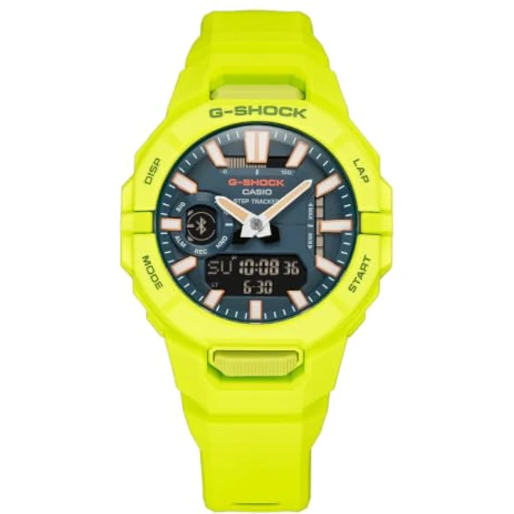 Casio G-Shock GBA-950-9A3ER Herren-Armbanduhr, analog-digital, schwarzes Zifferblatt, gelbes Armband, 49 mm Gehäuse – Bild 2