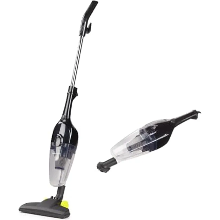 ROSMARINO VITAPUR StormVacuum 2-in-1, 600W Staubsauger mit HEPA-Filter, 99.97% Allergenfiltration, 1.2L Staubbehälter, leicht, aufrecht & Handsauger, ideal für Tierbesitzer und Autoreinigung
