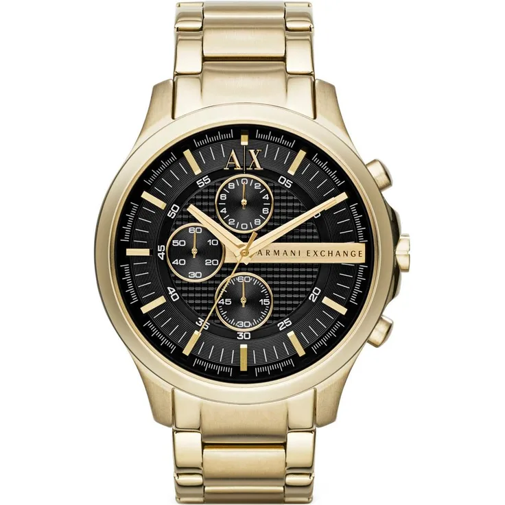 Giorgio Armani Armbanduhr Hampton Gold, Chronograph, 46 mm