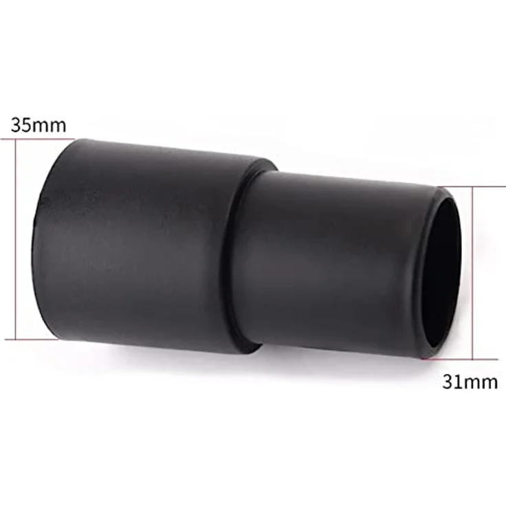 Bayli Universal Anschluss Adapter 35/32 mm für Staubsauger Bodendüse | Universeller Reduzierstück für Staubsaugerdüse | Länge 73,2mm | schwarz – Bild 2