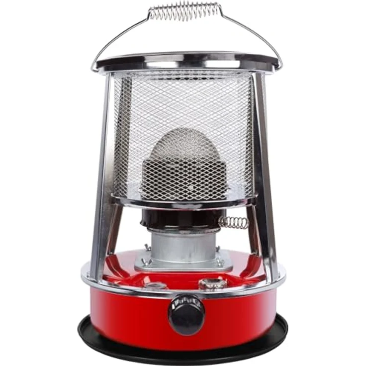 Perel Petroleumheizung für außen, mit Docht, 2600 W, 0,25l/h bis zu 18h, 4,6L Tank, für bis zu 18m² (TC84100N) – Bild 1