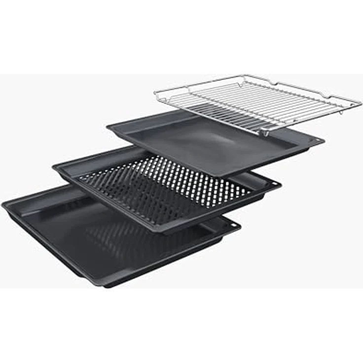 SIEMENS iQ300, Einbau-Backofen mit Dampfunterstützung, 60 x 60 cm, Edelstahl, HR532GBS3, Air Fry-Funktion – Bild 2
