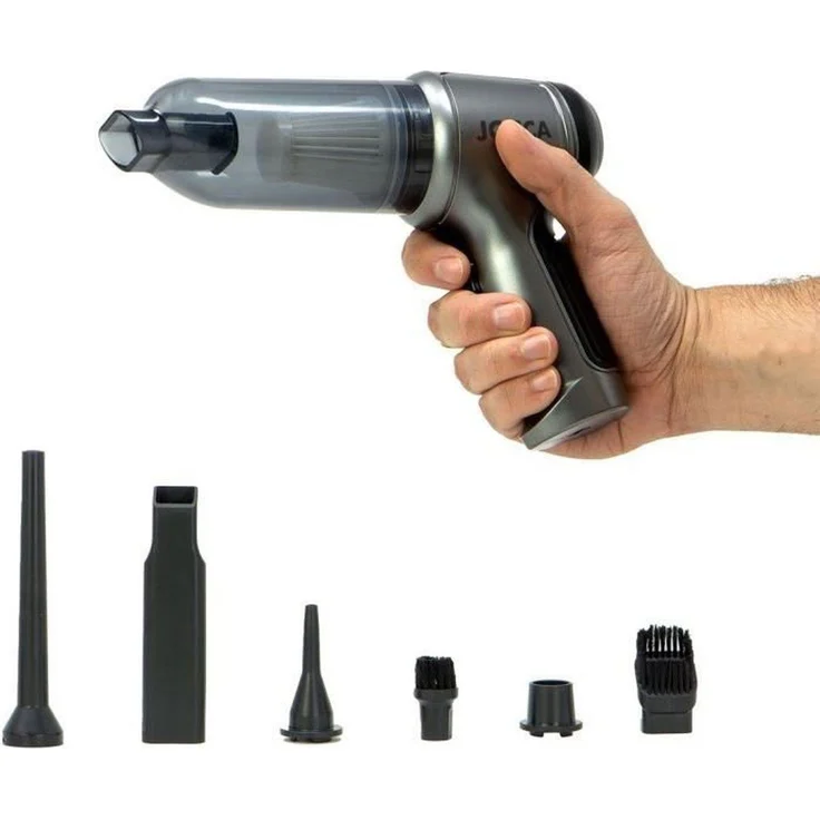 JOCCA Handstaubsauger, 2000 mAH mit 2 Geschwindigkeiten, grau