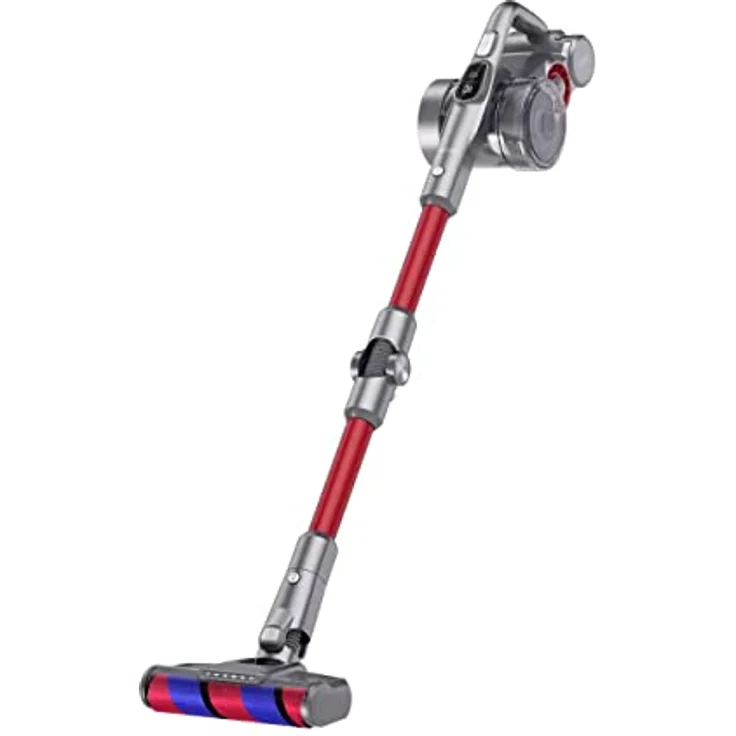 Jimmy H9 Flex Flexibler kabelloser Elektrobesen, Bürste mit eingebauten LEDs und Schmutzsensoren, herausnehmbarer Akku 80 Minuten, 600W, 200AW – Bild 2